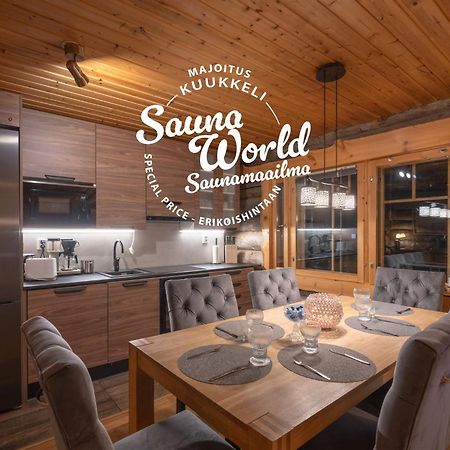 Kuukkeli Log Houses Villa Aurora "Pupula" Saariselka Esterno foto