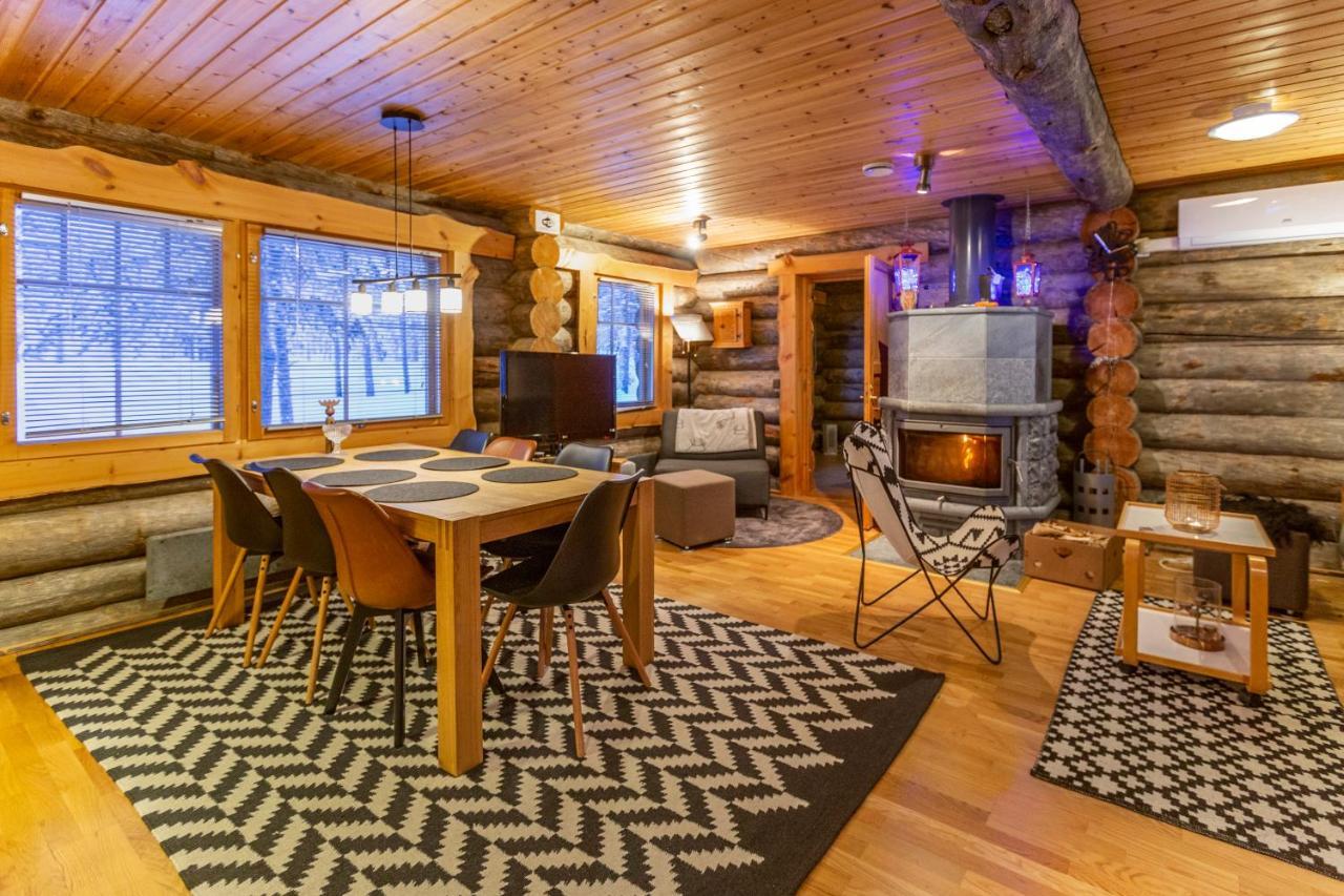 Kuukkeli Log Houses Villa Aurora "Pupula" Saariselka Esterno foto