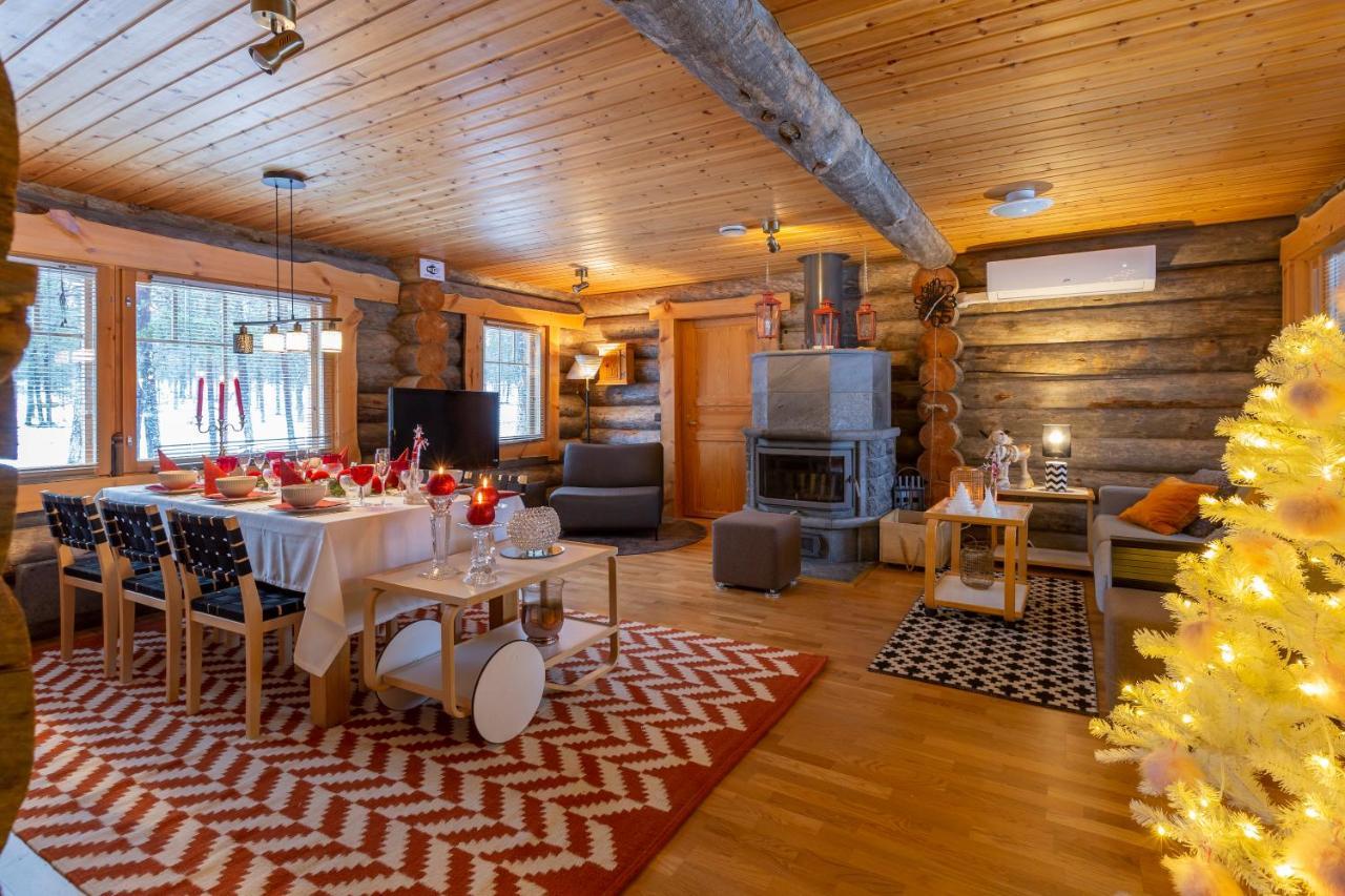 Kuukkeli Log Houses Villa Aurora "Pupula" Saariselka Esterno foto