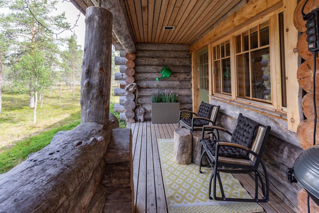 Kuukkeli Log Houses Villa Aurora "Pupula" Saariselka Esterno foto