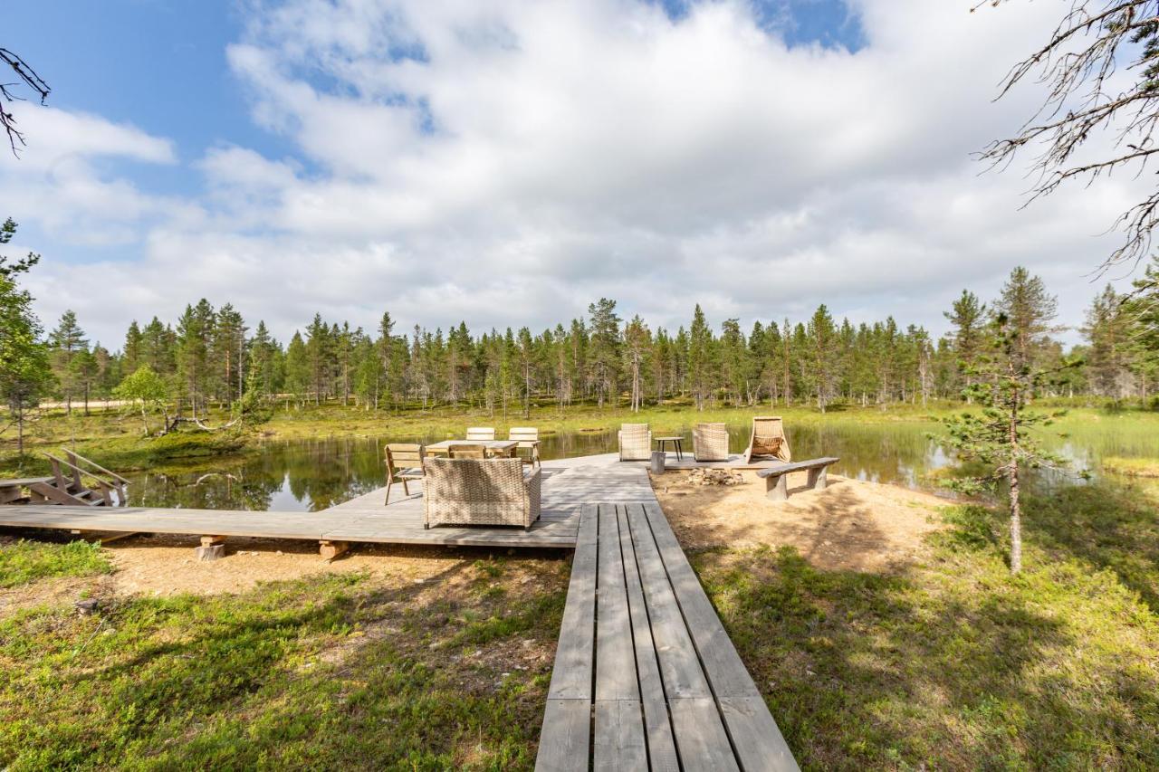 Kuukkeli Log Houses Villa Aurora "Pupula" Saariselka Esterno foto