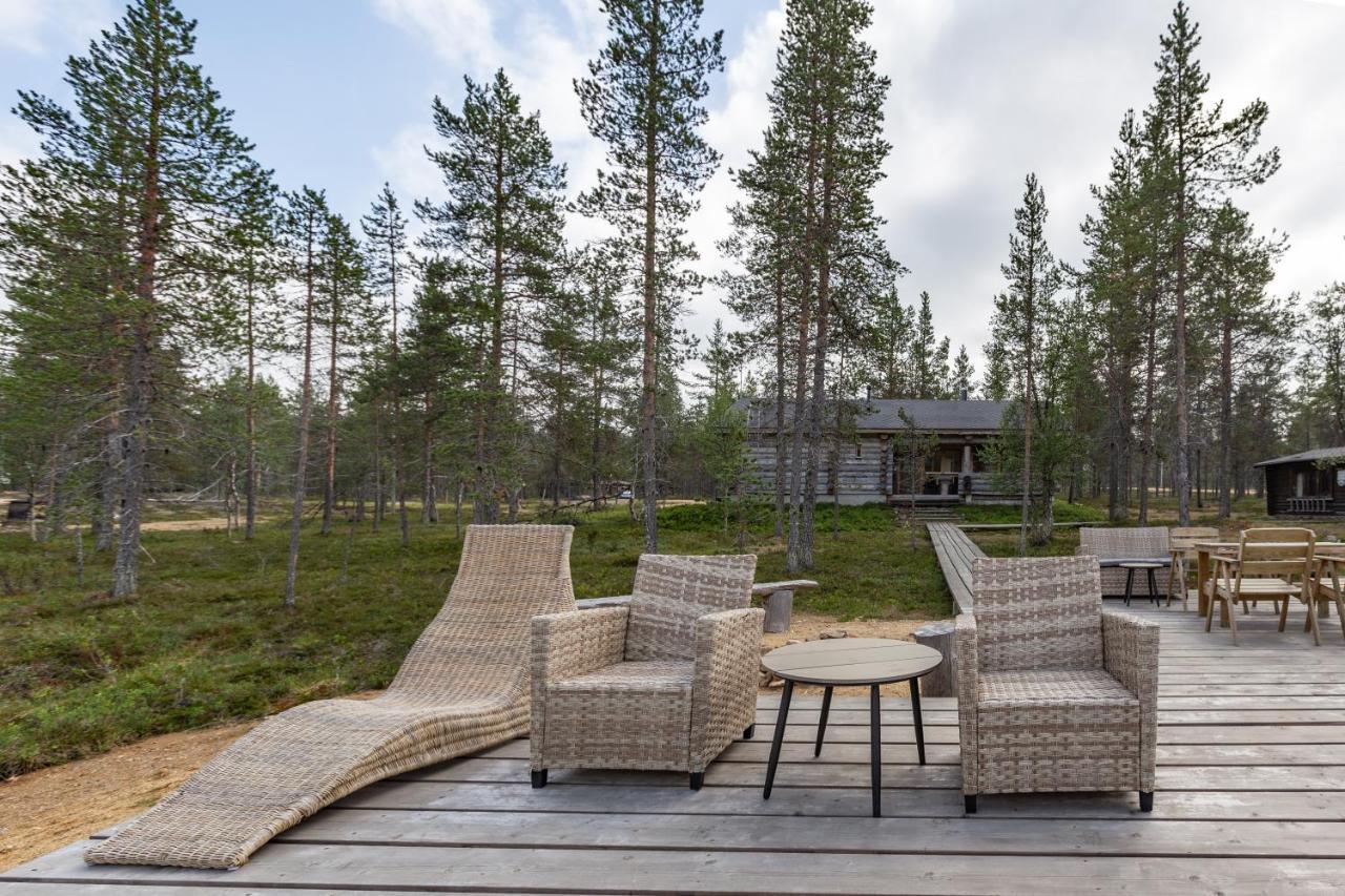 Kuukkeli Log Houses Villa Aurora "Pupula" Saariselka Esterno foto
