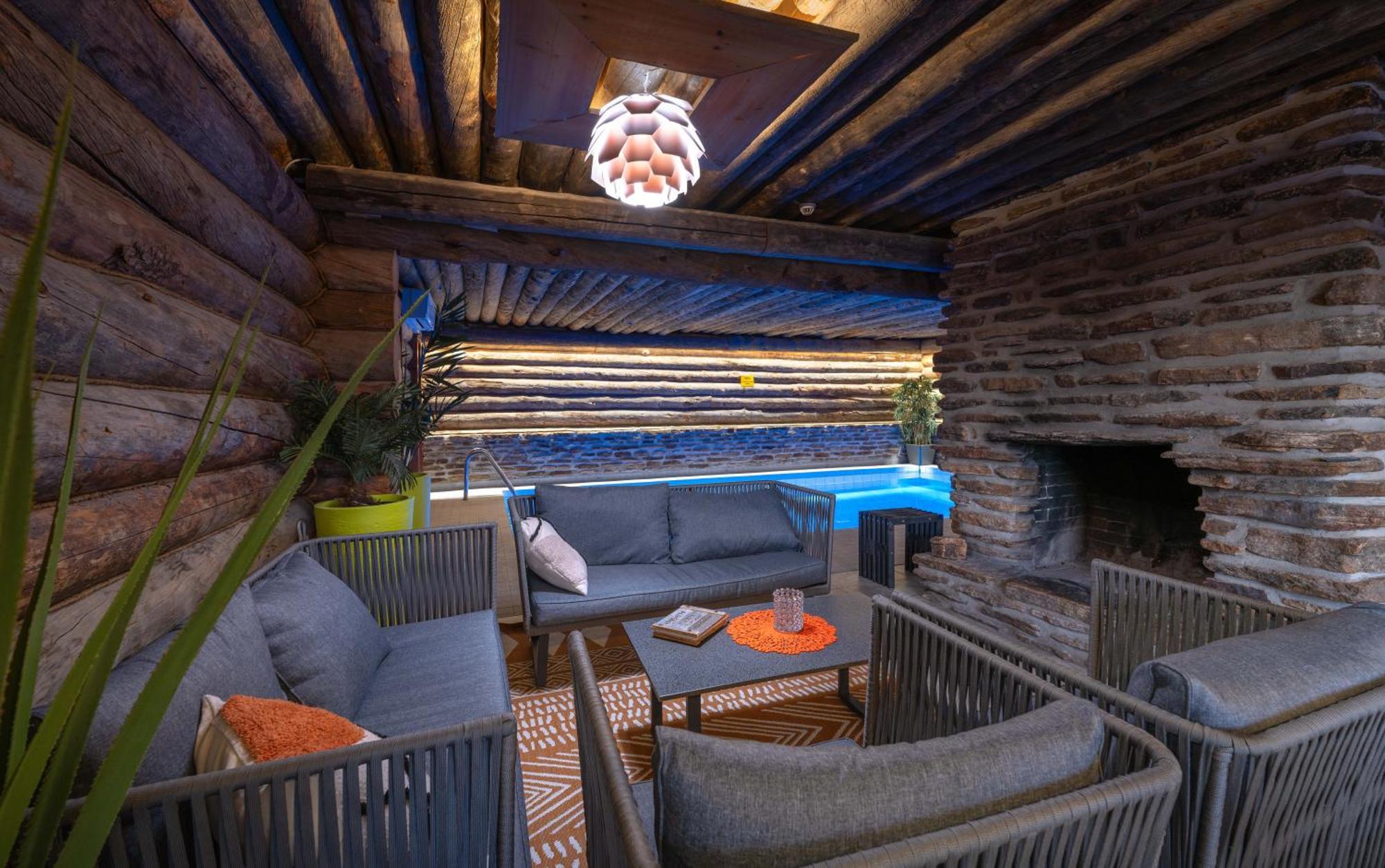 Kuukkeli Log Houses Villa Aurora "Pupula" Saariselka Esterno foto