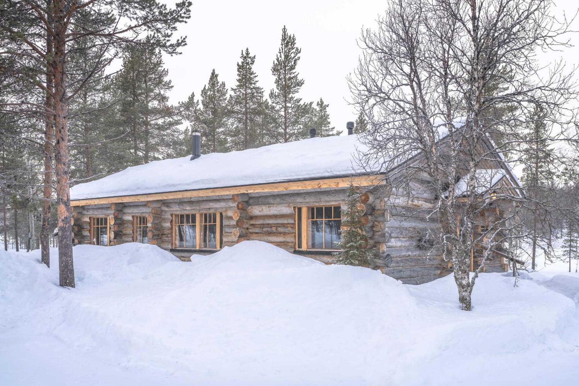 Kuukkeli Log Houses Villa Aurora "Pupula" Saariselka Esterno foto