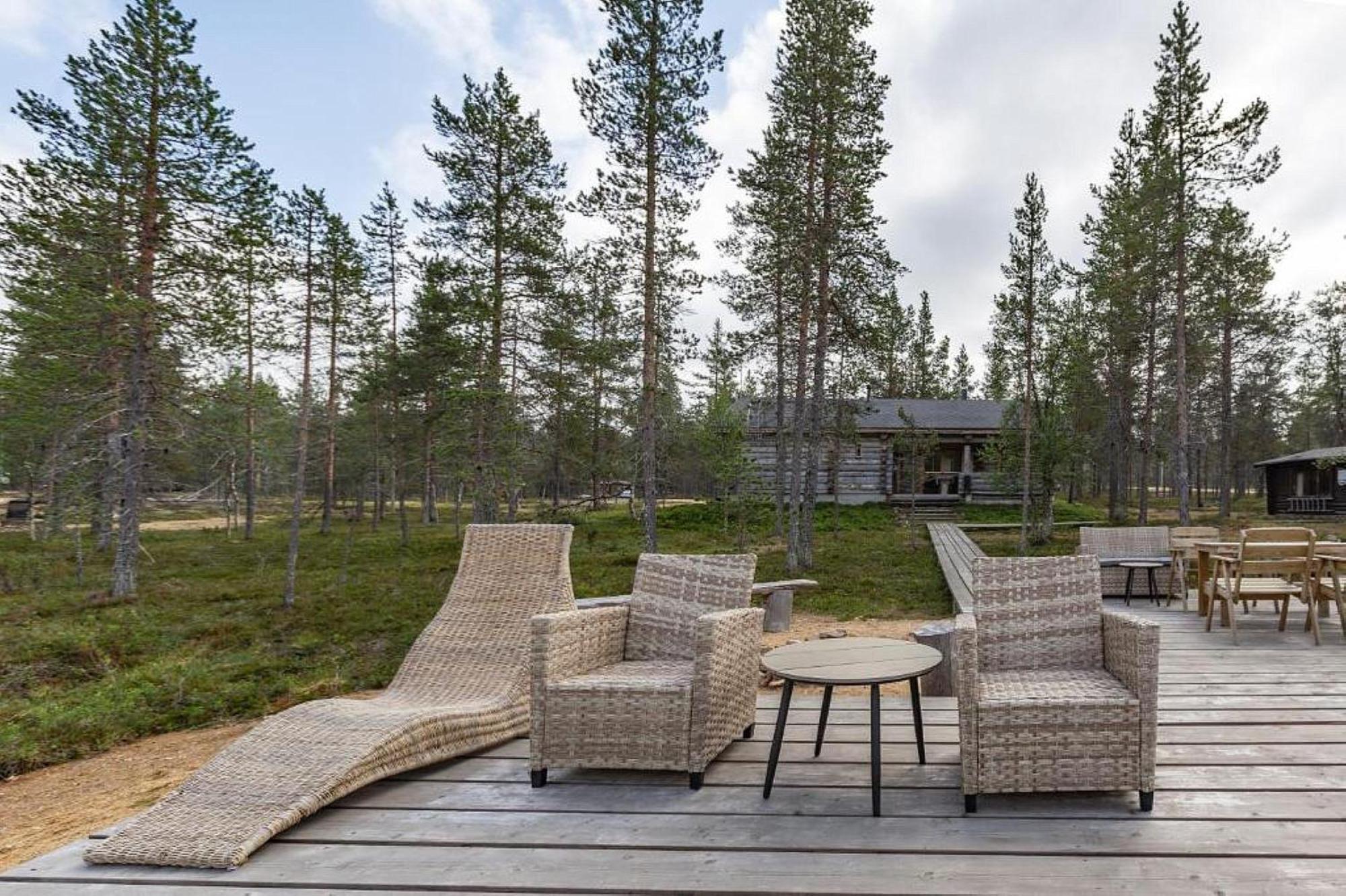 Kuukkeli Log Houses Villa Aurora "Pupula" Saariselka Esterno foto