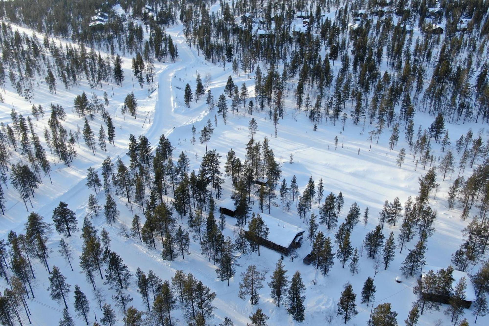 Kuukkeli Log Houses Villa Aurora "Pupula" Saariselka Esterno foto