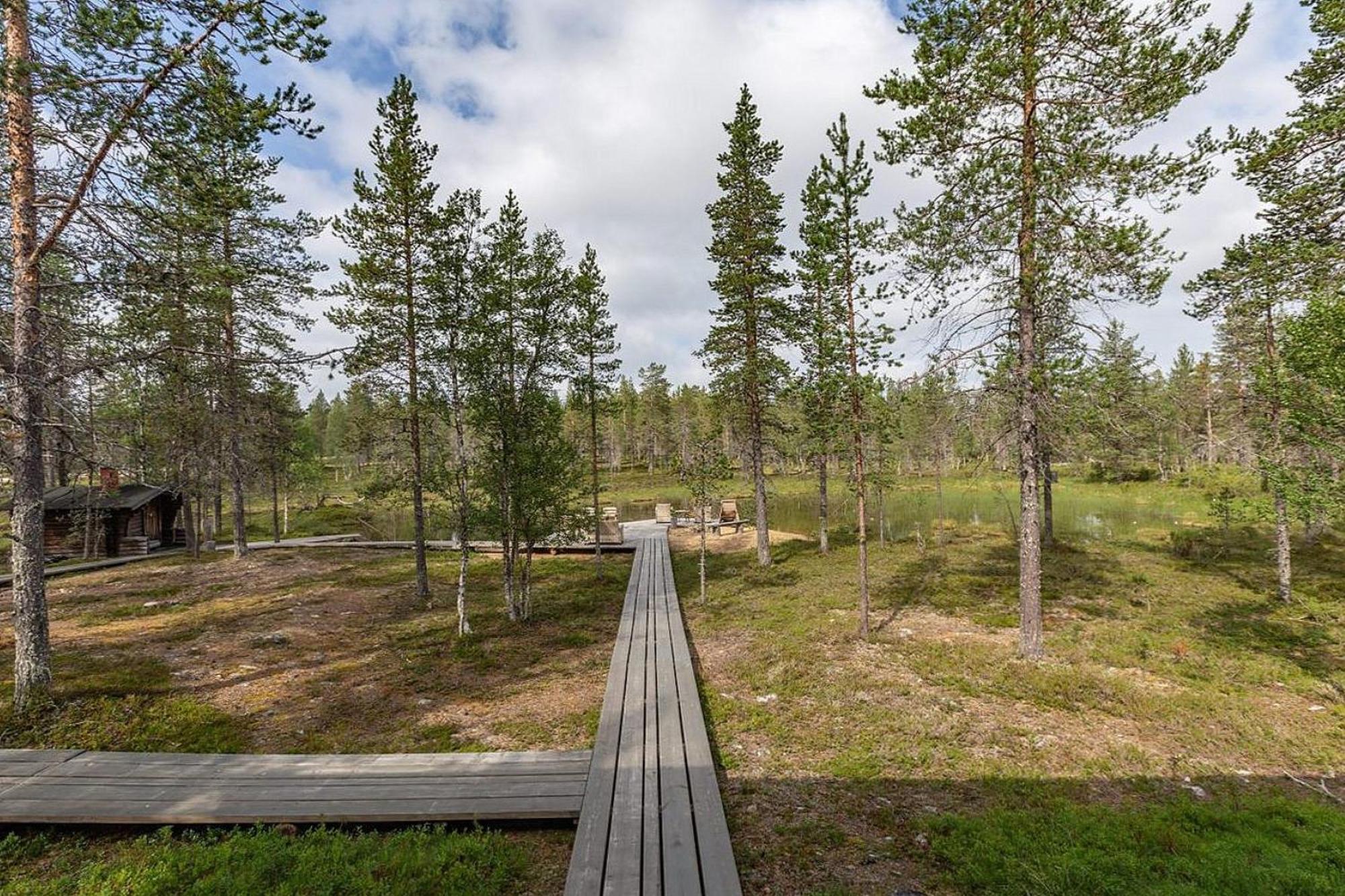 Kuukkeli Log Houses Villa Aurora "Pupula" Saariselka Esterno foto
