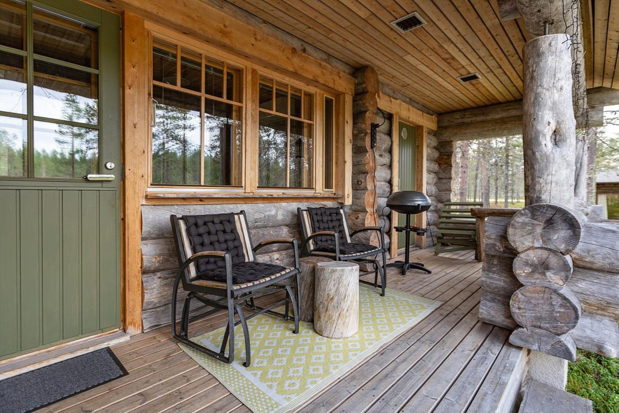 Kuukkeli Log Houses Villa Aurora "Pupula" Saariselka Esterno foto
